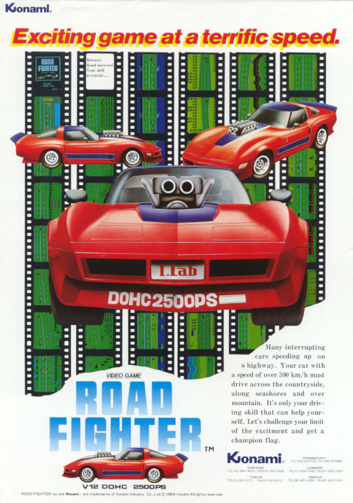 Road Fighter (set 2) Game Cover